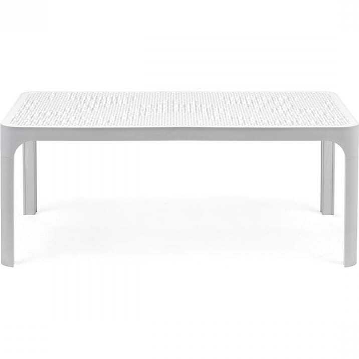 NARDI outdoor Table d&#039;appoint de jardin Net blanc 100x60  