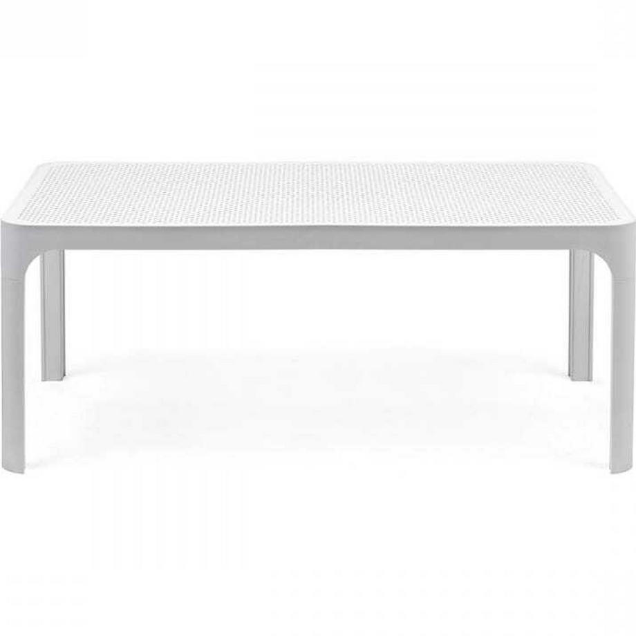 Garten-Beistelltisch Net weiss 100x60