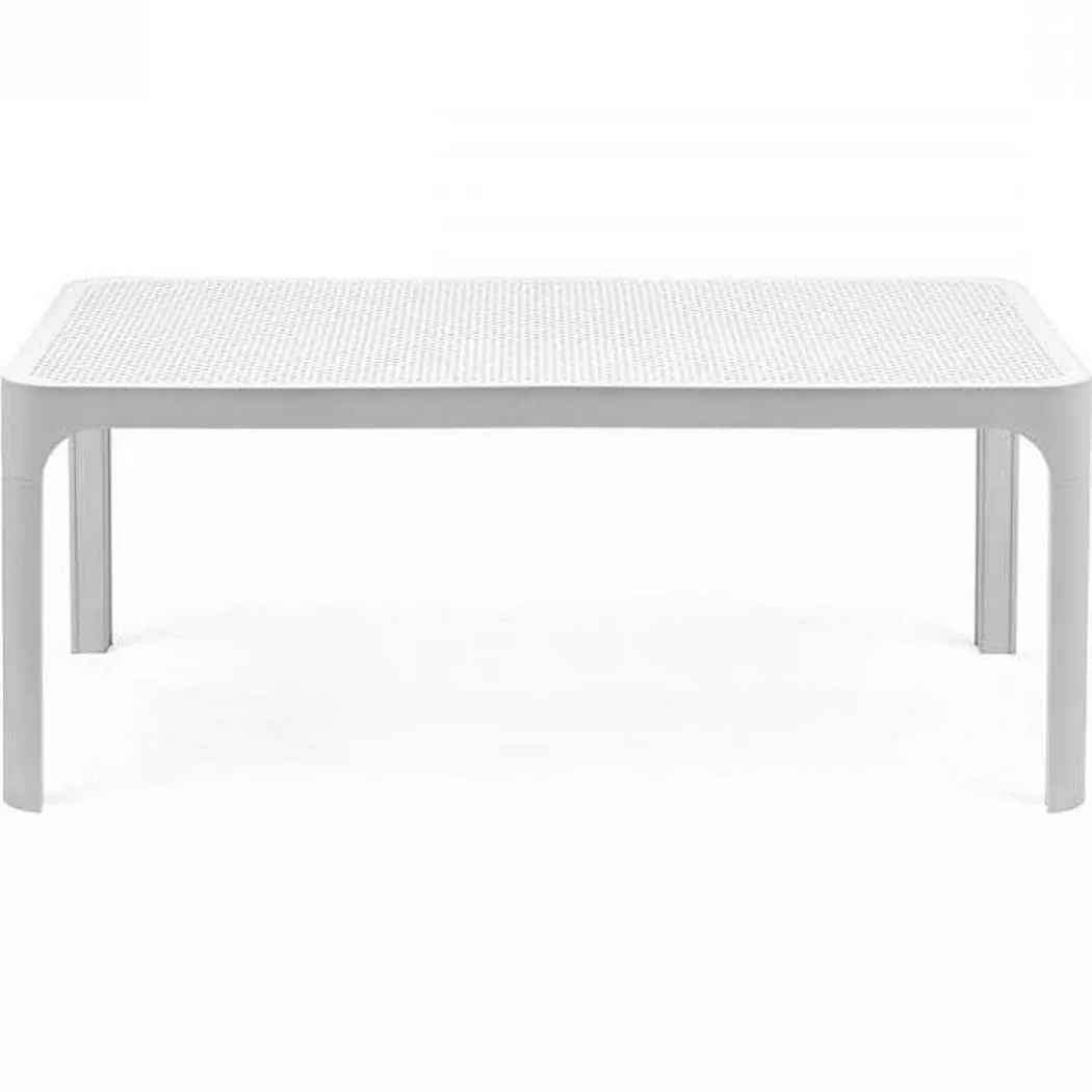 NARDI table basse pour extérieur NET TABLE 100 (Blanc - Polypropylène PRV)