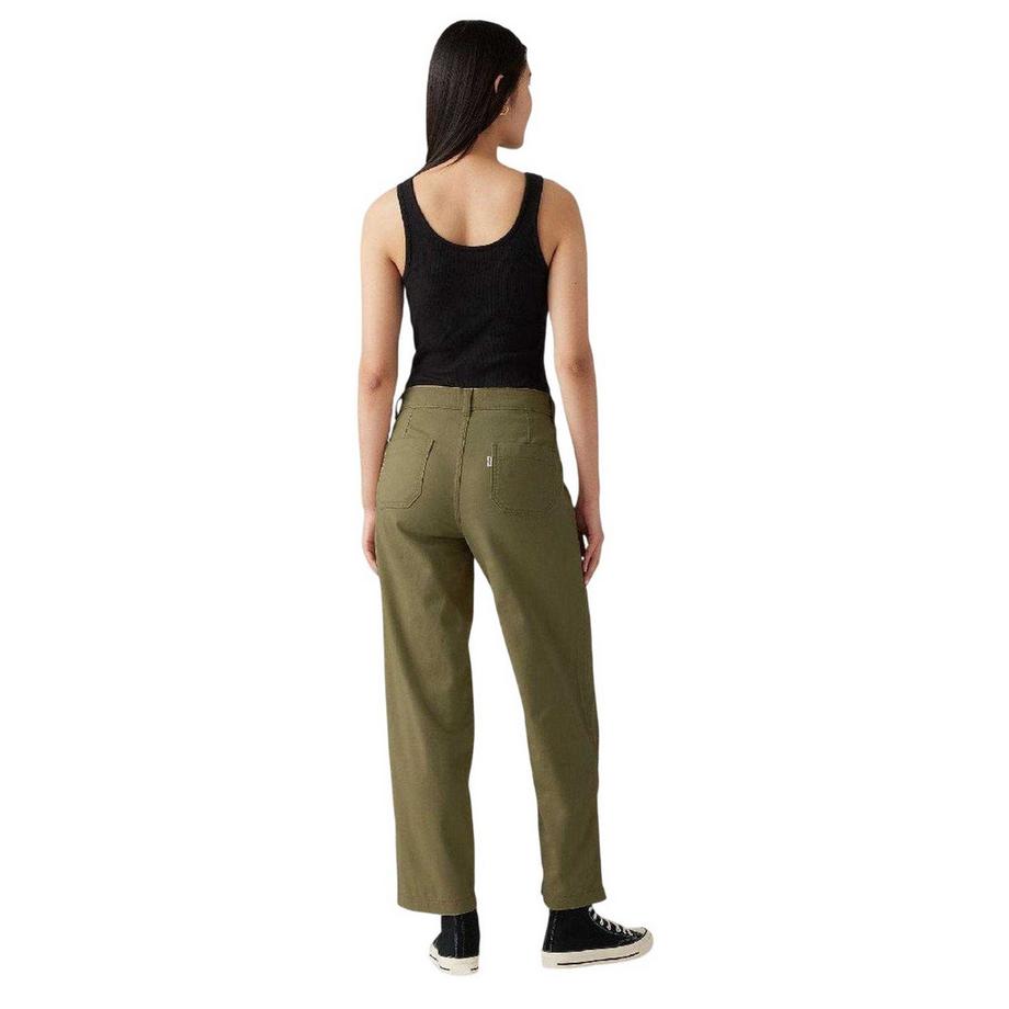 Levis Pantalon Taille Haute Jambe Droite  