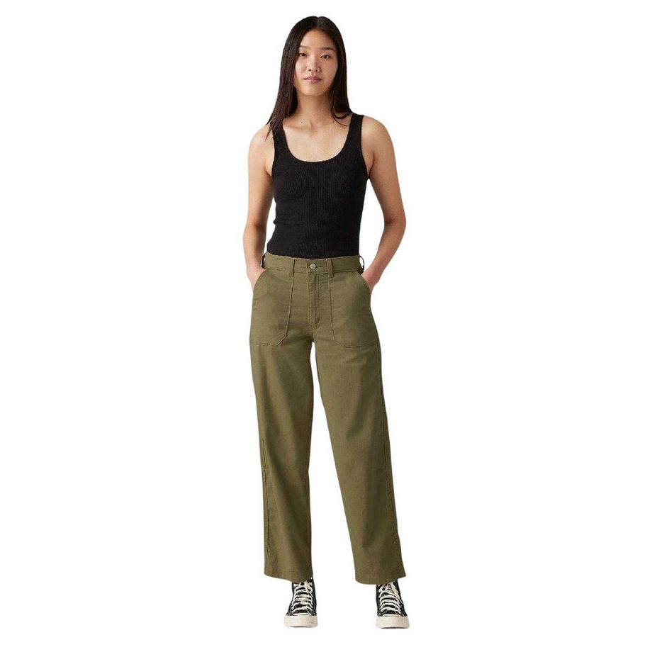 Levis Pantalon Taille Haute Jambe Droite  