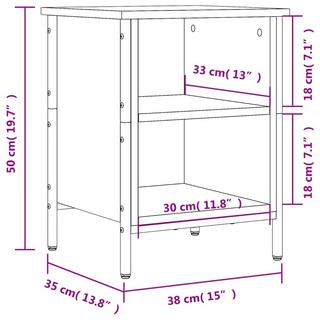 VidaXL Schuhregal holzwerkstoff  