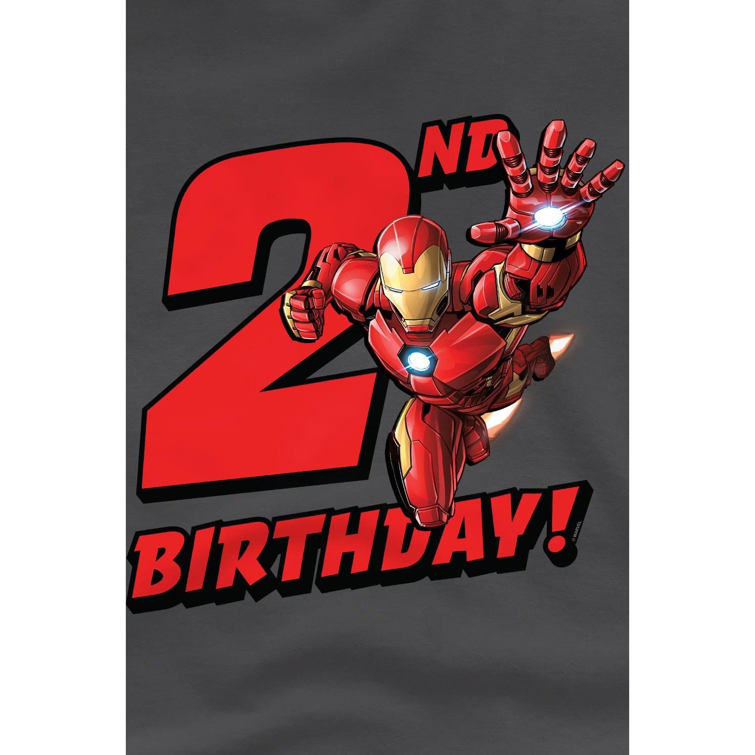 Iron Man  TShirt  2 Geburtstag 