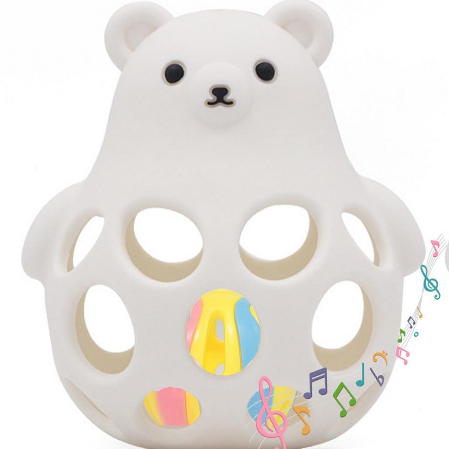 Boule de préhension pour bébé - jouet pour bébé，aide à la dentition pour bébé