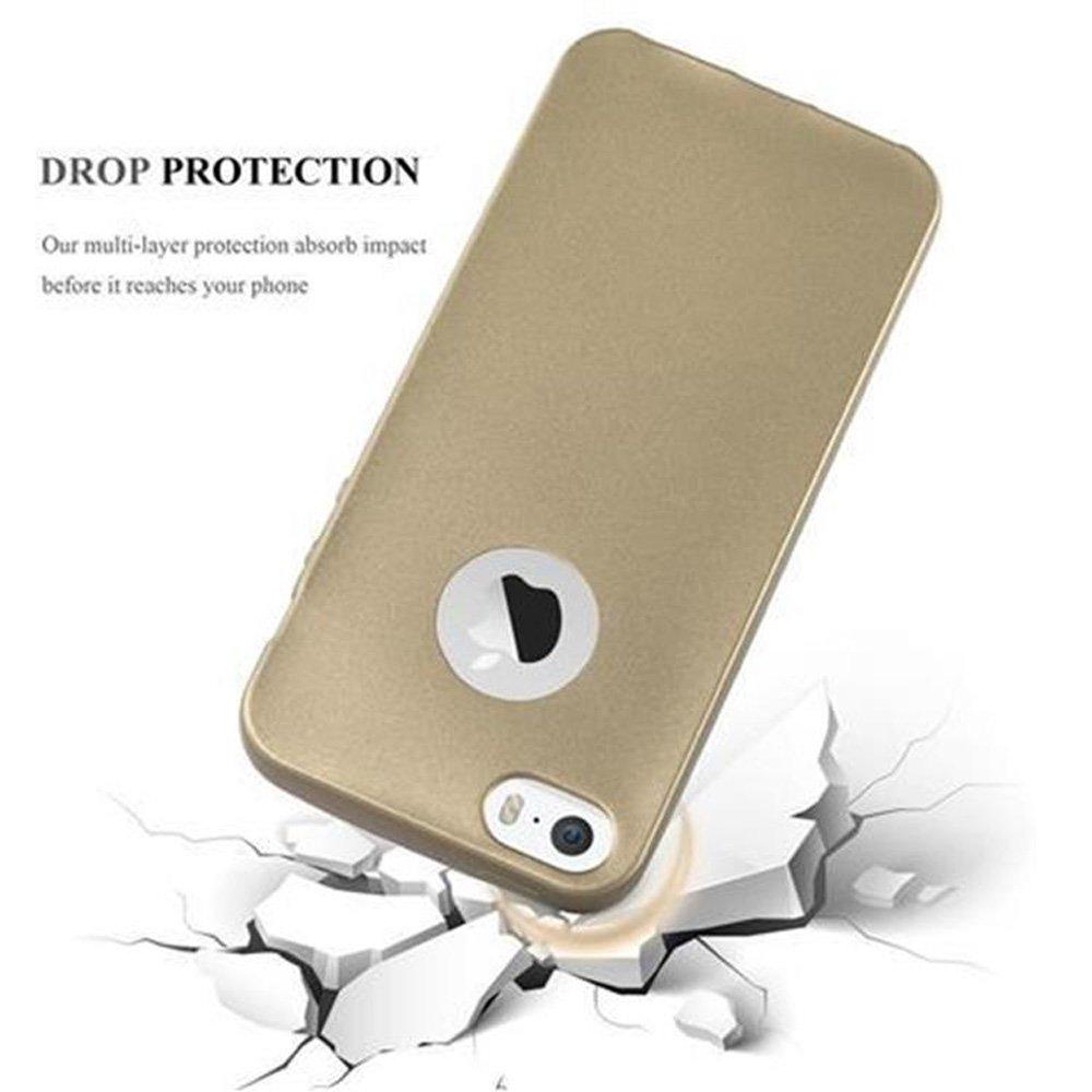 Cadorabo  Housse compatible avec Apple iPhone 5 / 5S / SE 2016 - Coque de protection en silicone TPU flexible 