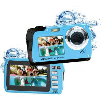 W3048-I Edge Iceblue Digitalkamera 48 Megapixel Ice, Blue Unterwasserkamera, Frontdisplay
