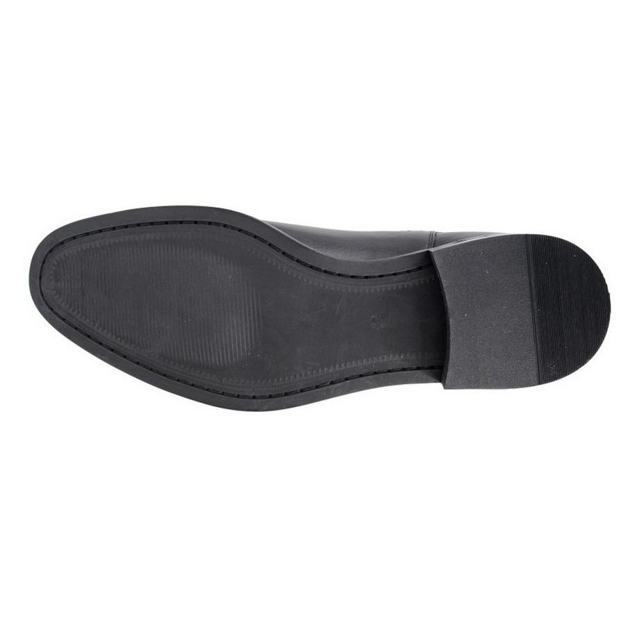 Roamers Unifarbene Leder Stiefeletten  