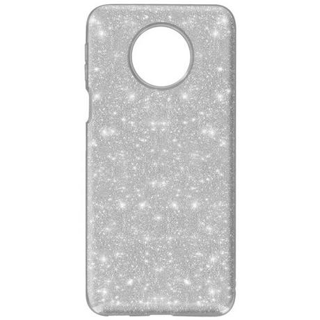 Avizar  Glitter Hülle Redmi Note 9T Silber 