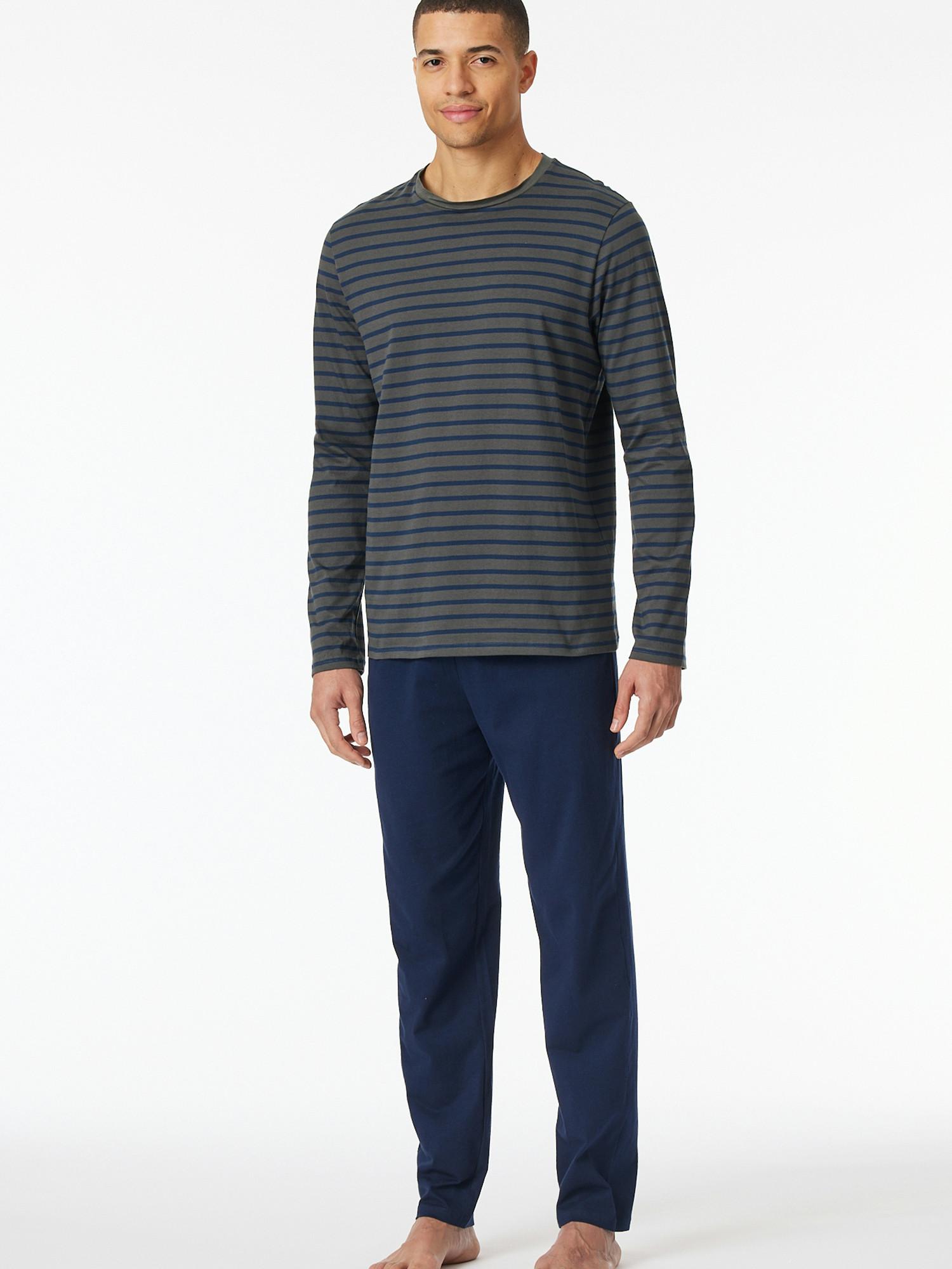 Schiesser Casual Essentials Gestreifter Pyjama  