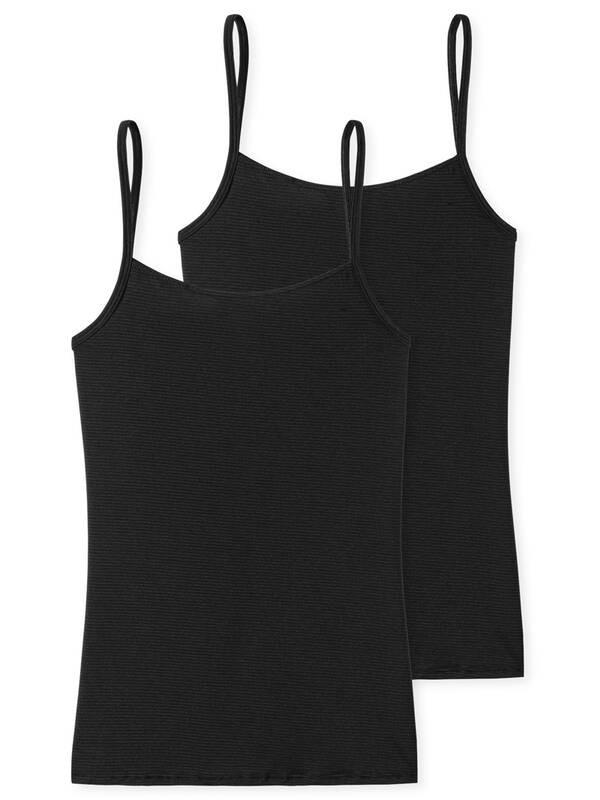 Schiesser Modal Essentials Top Spaghetti Confezione da 2  