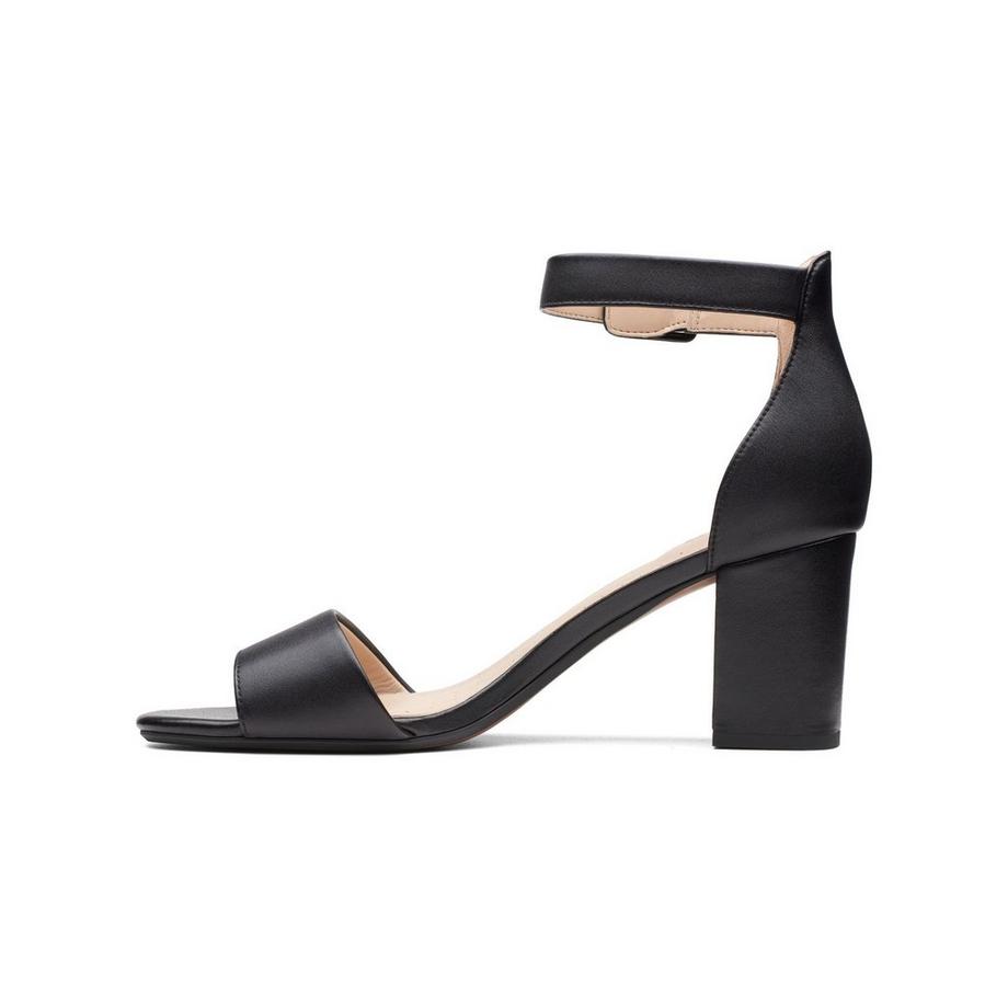 Clarks Deva Mae Sandali con Cinturino alla Caviglia e Tacco Blocco  
