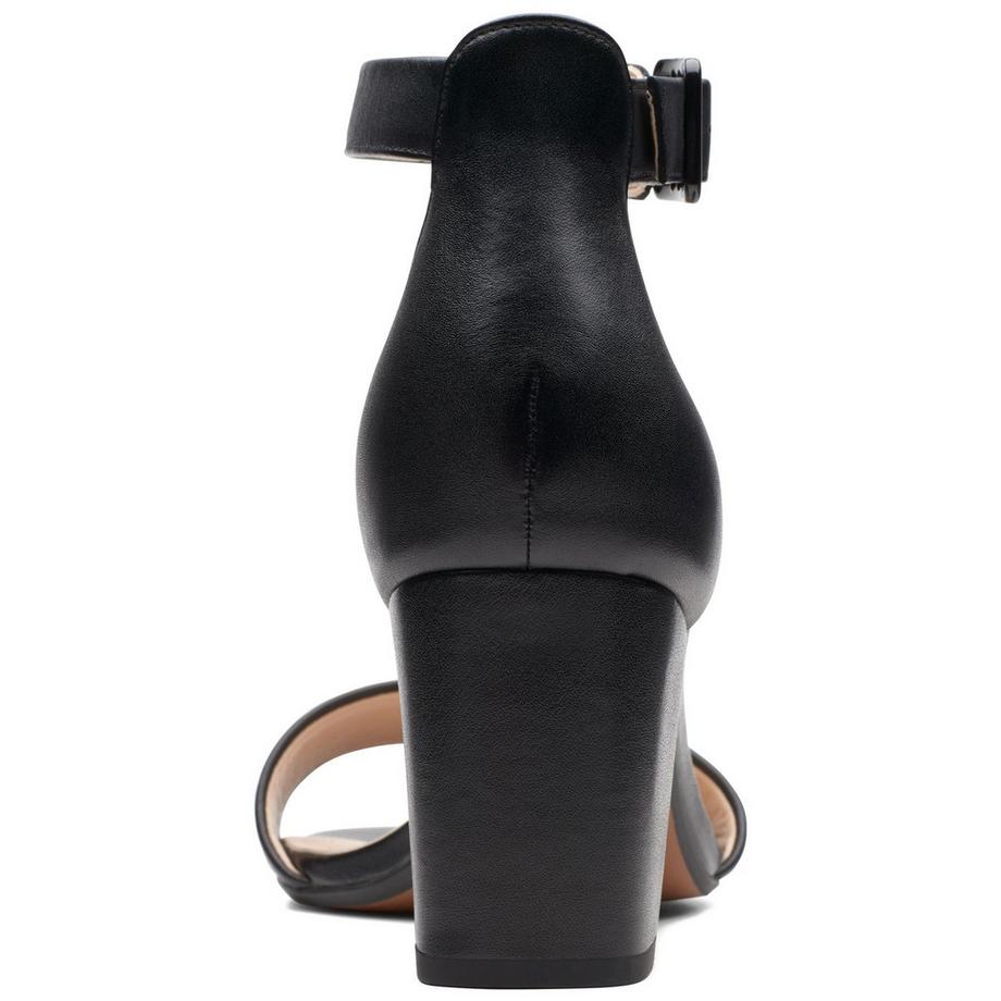 Clarks Deva Mae Sandali con Cinturino alla Caviglia e Tacco Blocco  