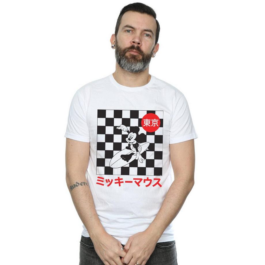 Disney Mickey Mouse Tokyo Surf Regular Fit T-Shirt  