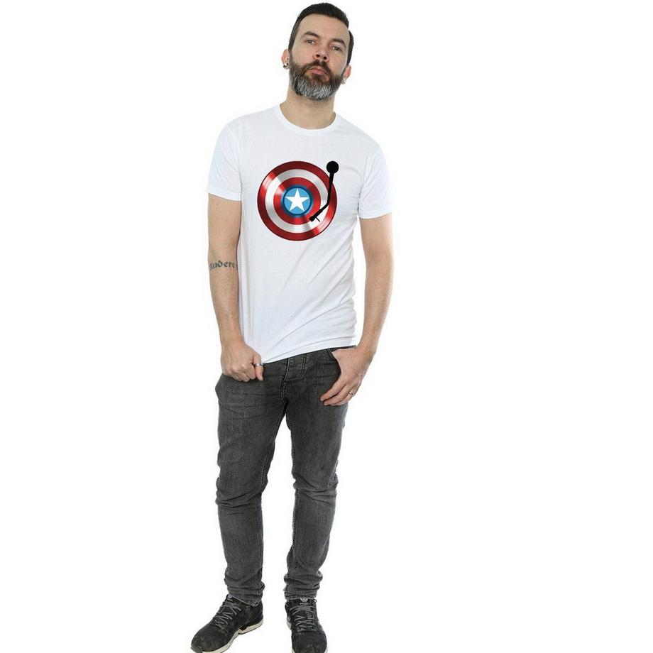 MARVEL Captain America Shield Turntable T-Shirt  