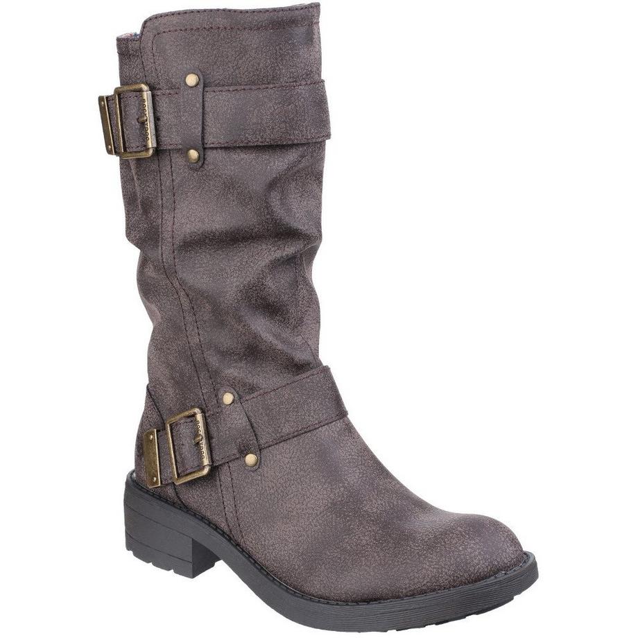 Rocket Dog Trumble Kunstleder Bikerstiefel  