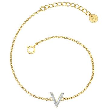 Armband Buchstabe V