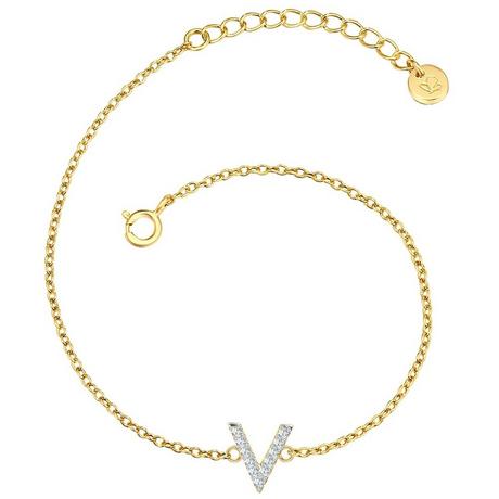 Glanzstücke München  Armband Buchstabe V 