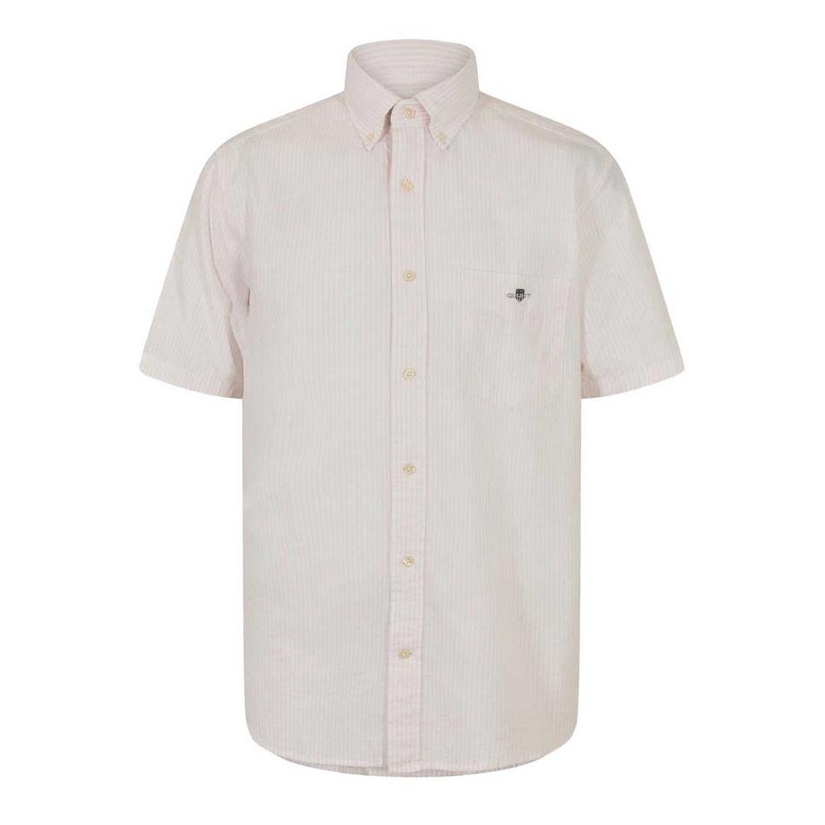 Chemise À Boutons Manches Courtes Motiftyle À Rayures