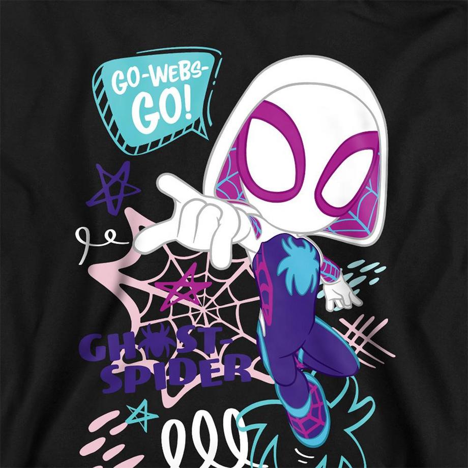 Spidey And His Amazing Friends  Go Webs Go Felpa Con Cappuccio Ragno Fantasma Da Indossare 
