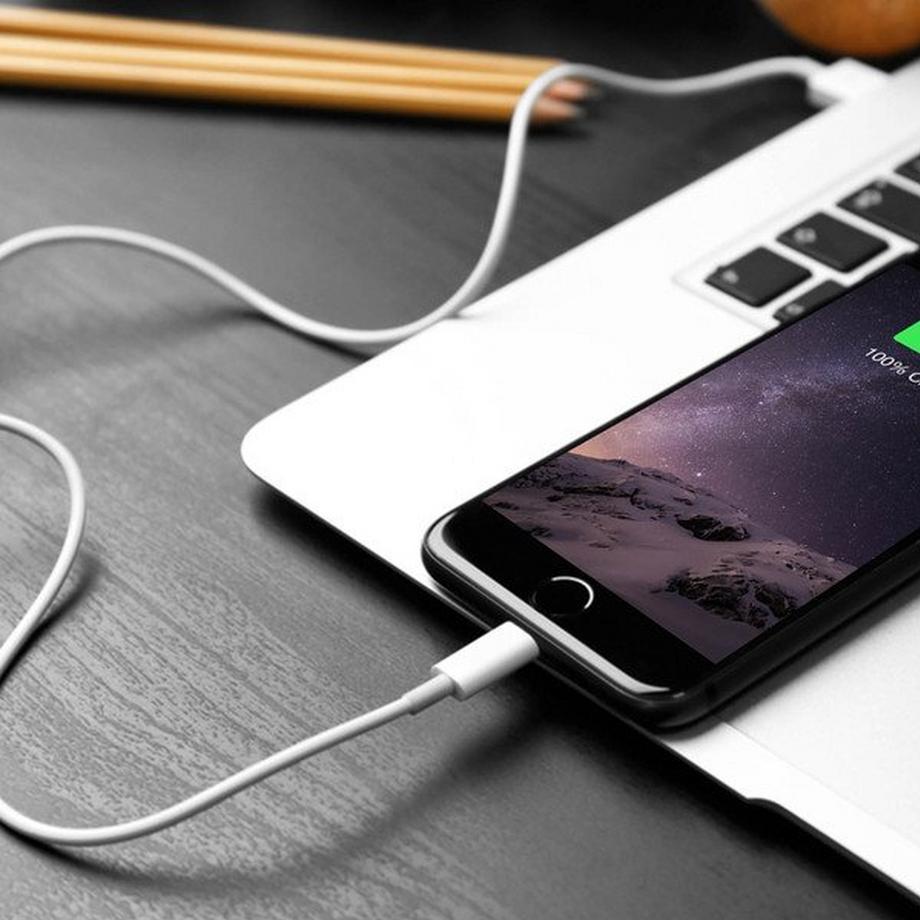 Avizar  Apple Lightning USB-Ladekabel – Weiß 