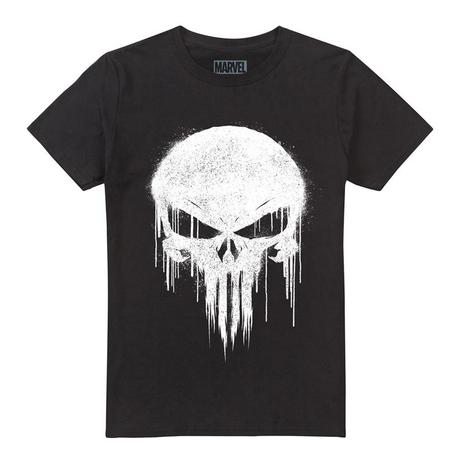 The Punisher T-Shirt Stampa Teschio  