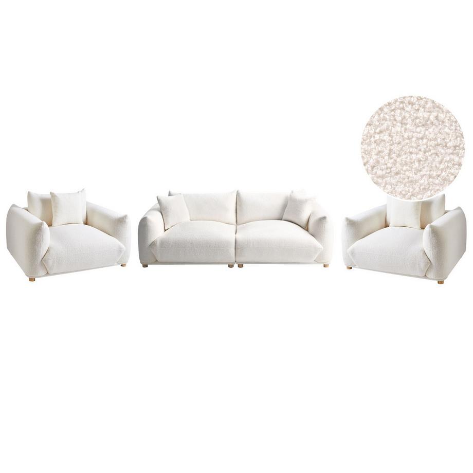 Wohnzimmer Set aus Bouclé  LUVOS