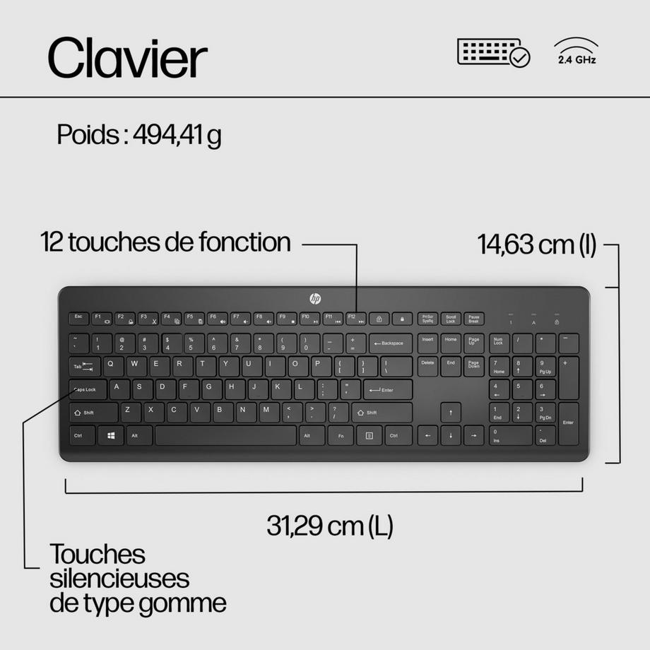 Hewlett-Packard  Funk-Tastatur 230 