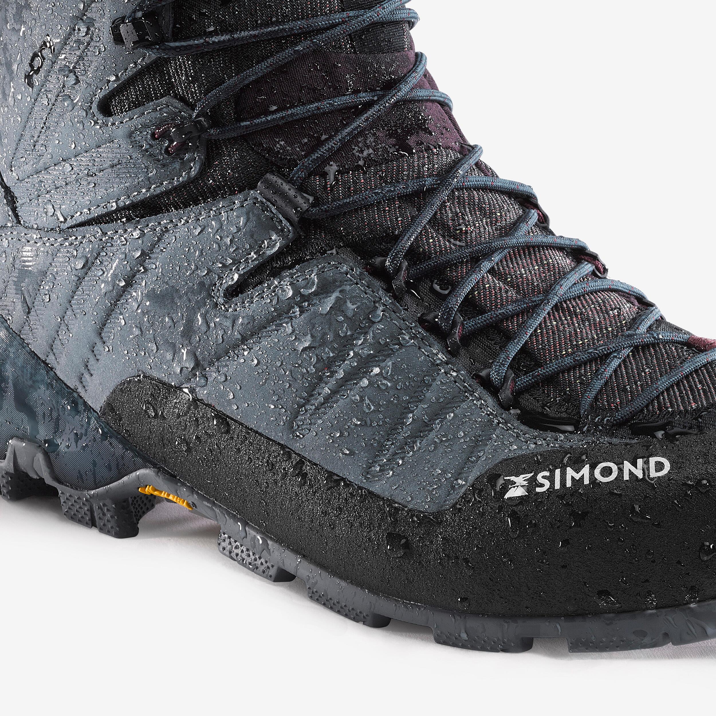 FORCLAZ  Chaussures - Trekkingschuhe Damen hoch Leder wasserdicht - MT900 