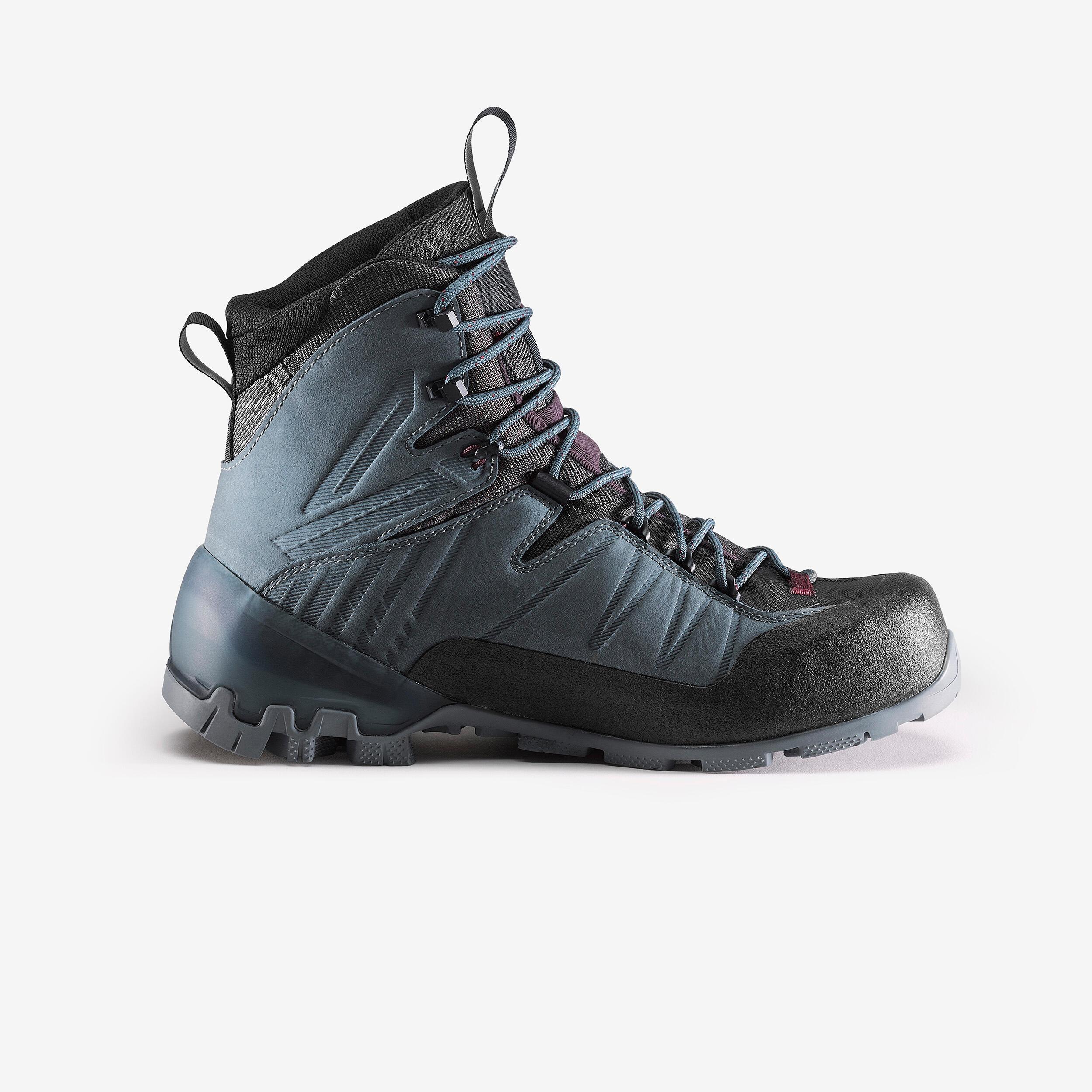 FORCLAZ  Chaussures - Trekkingschuhe Damen hoch Leder wasserdicht - MT900 