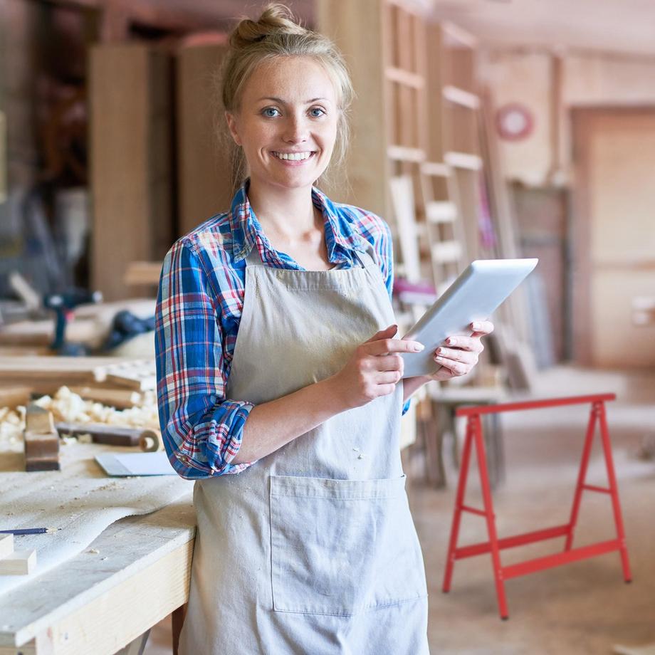 B2X Supporti pieghevoli, set da 2 in rosso  