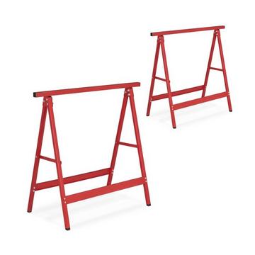 Supporti pieghevoli, set da 2 in rosso