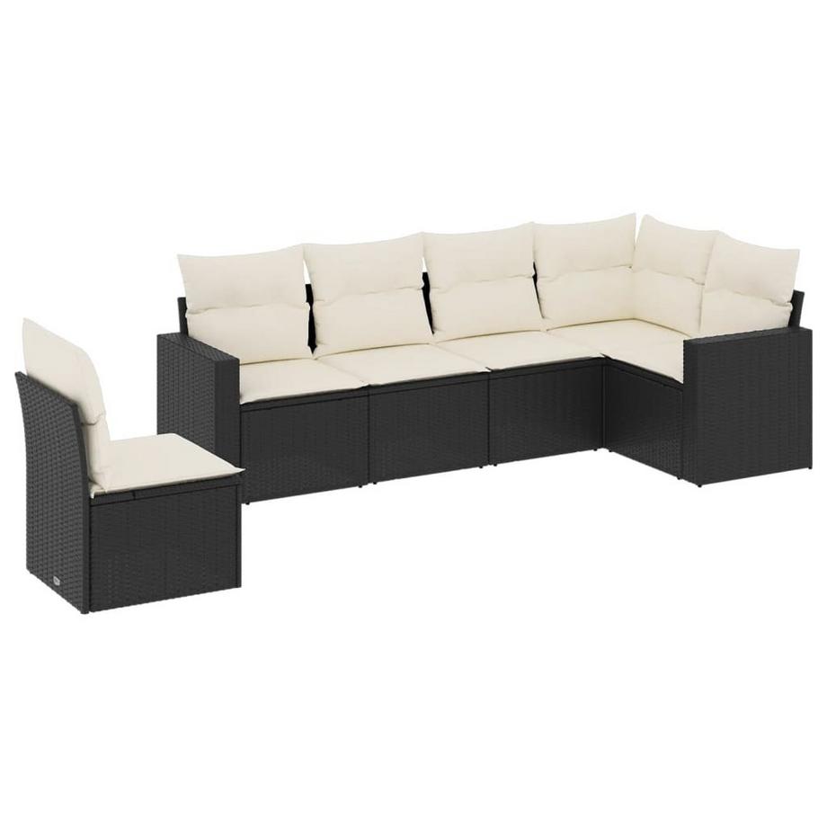 set divano da giardino Polirattan