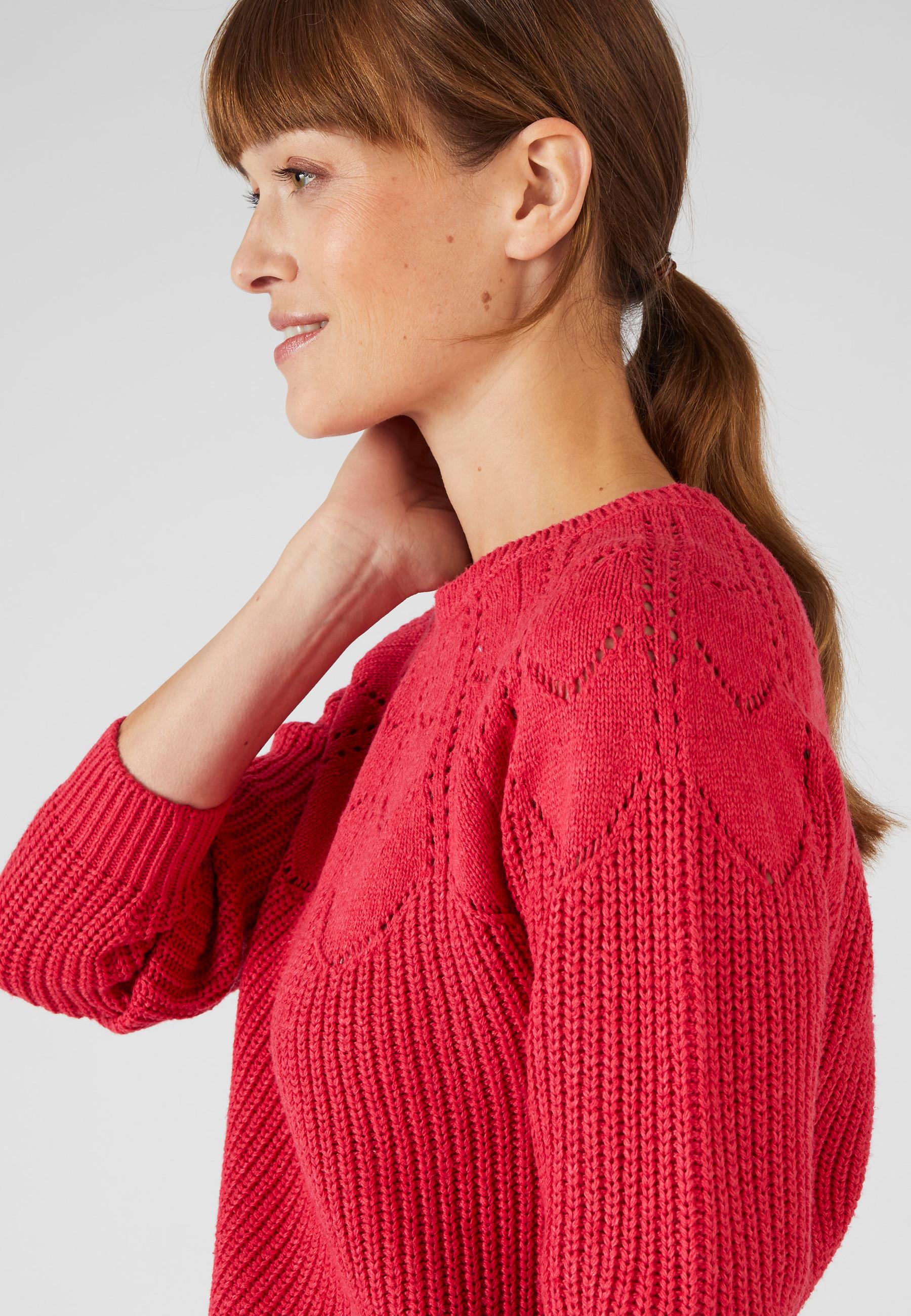 Damart  Pullover mit Ajour-Details. 