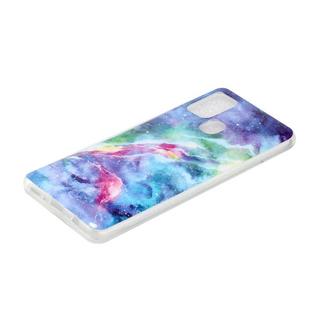 Cover-Discount  Galaxy A21S - Custodia In Gomma Siliconica Marble 