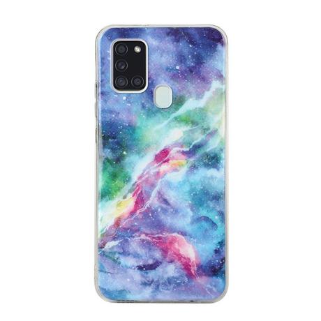 Cover-Discount  Galaxy A21s - Softes Silikon Gummi Case Marmor 