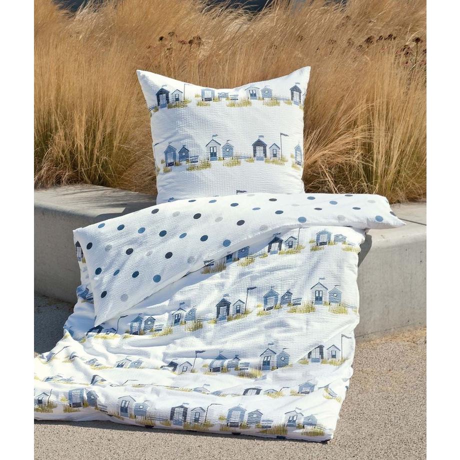 Janine Seersucker Blumen Bettwäsche  