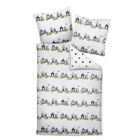 Janine Linge de lit fleuri Seersucker  