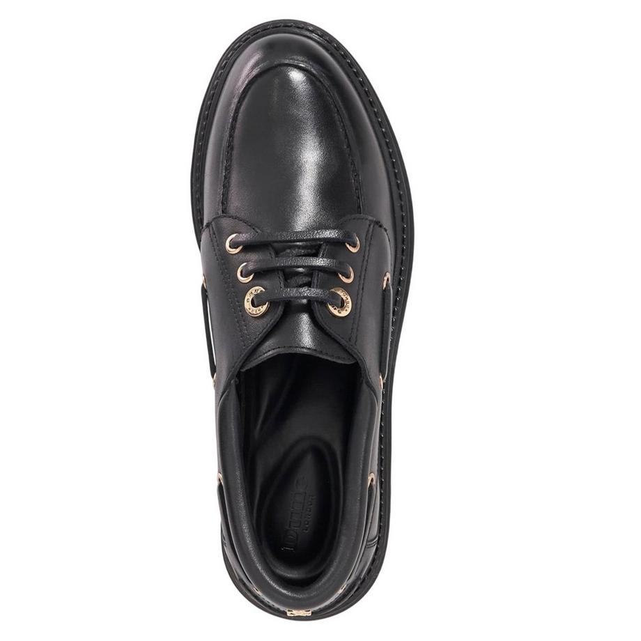 Dune London Scarpe Da Barca Venetian in Pelle con Lacci  