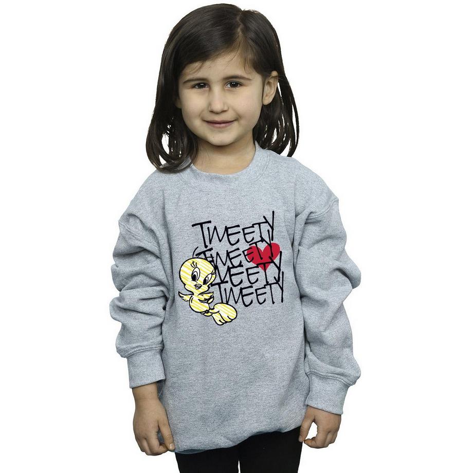 LOONEY TUNES  Felpa Titti Cuore Ragazze 