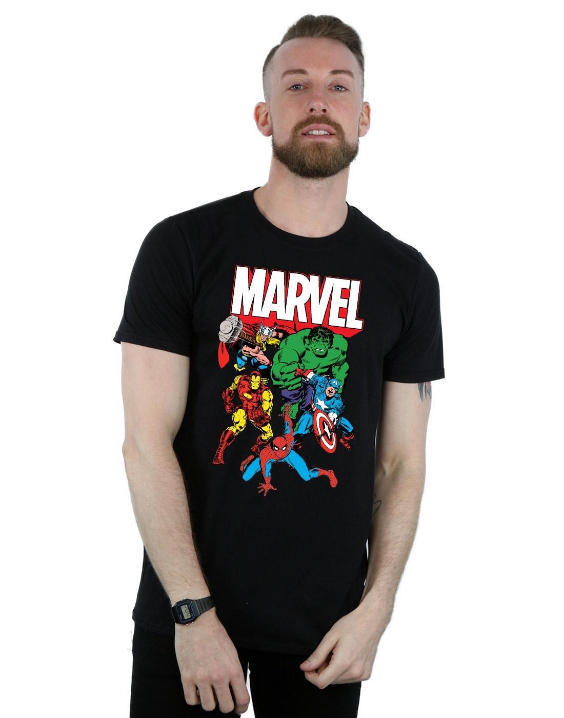 MARVEL  Tshirt HERO GROUP 