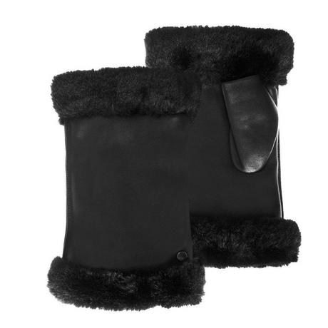 isotoner Vollnarbenleder Fingerlose Fäustlinge  