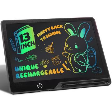 Tableau d'écriture LCD Tableau magique rechargeable pour enfants, jouet éducatif écologique