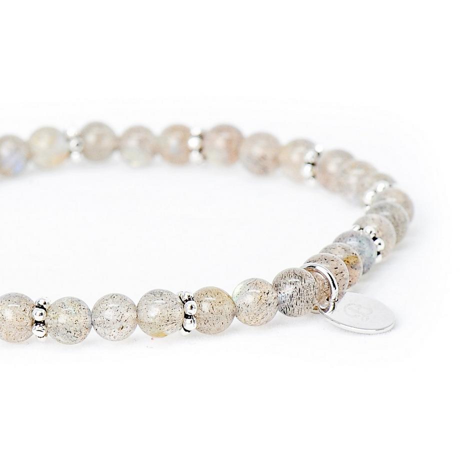 Balibay  Lilou  Armband mit Labradorit & 925 Sterling Silber 