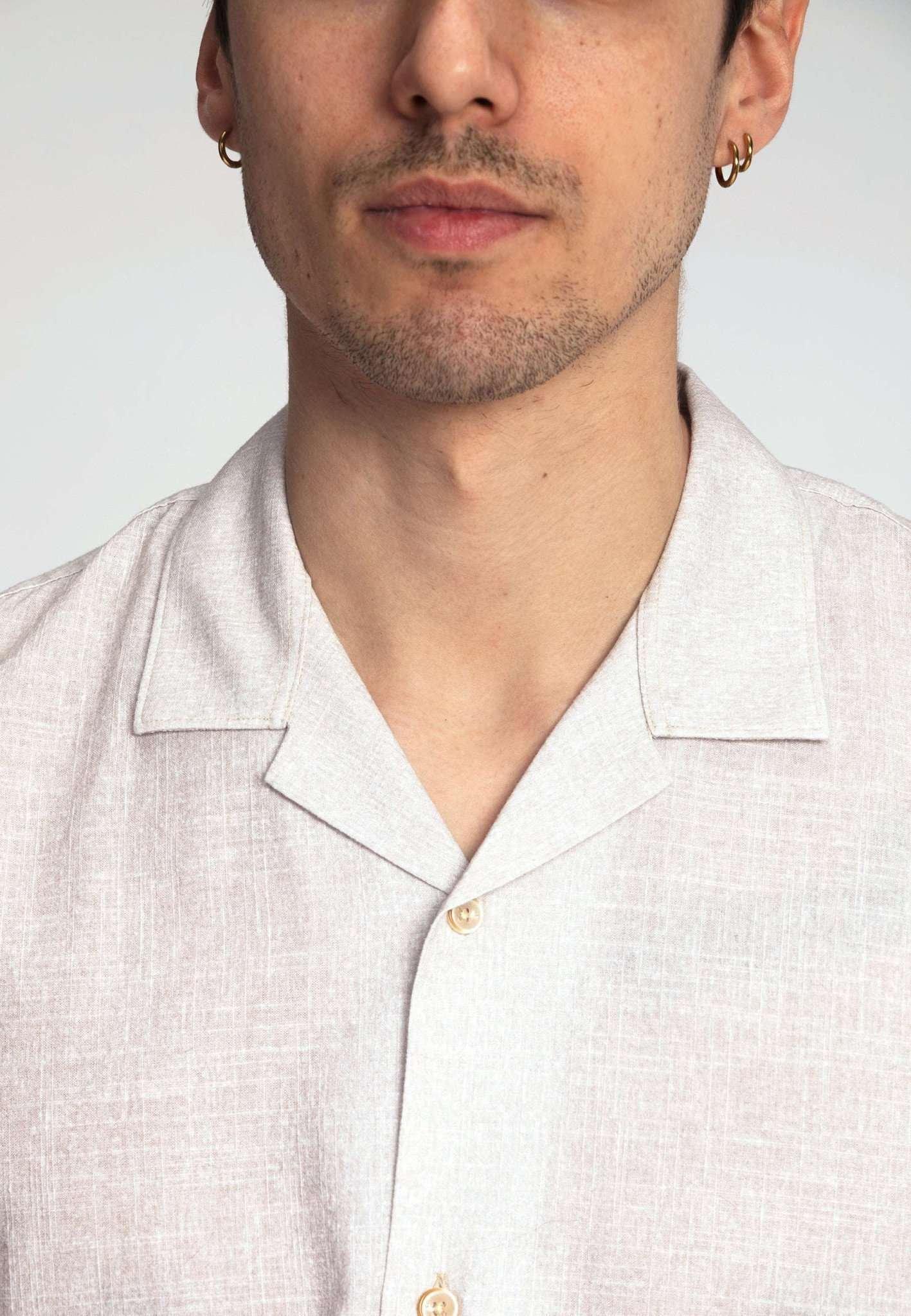 Colours & Sons  Chemise Shirt Palm Print 