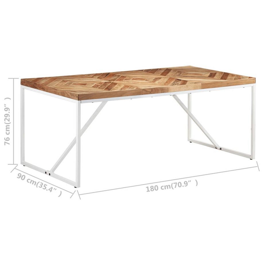 VidaXL Table à manger bois  