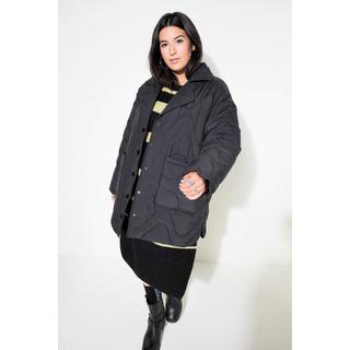 Studio Untold Giacca Trapuntata Taglio Morbido Trapuntatura a Onde Revers Spacchetti Laterali  