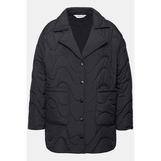 Studio Untold Giacca Trapuntata Taglio Morbido Trapuntatura a Onde Revers Spacchetti Laterali  