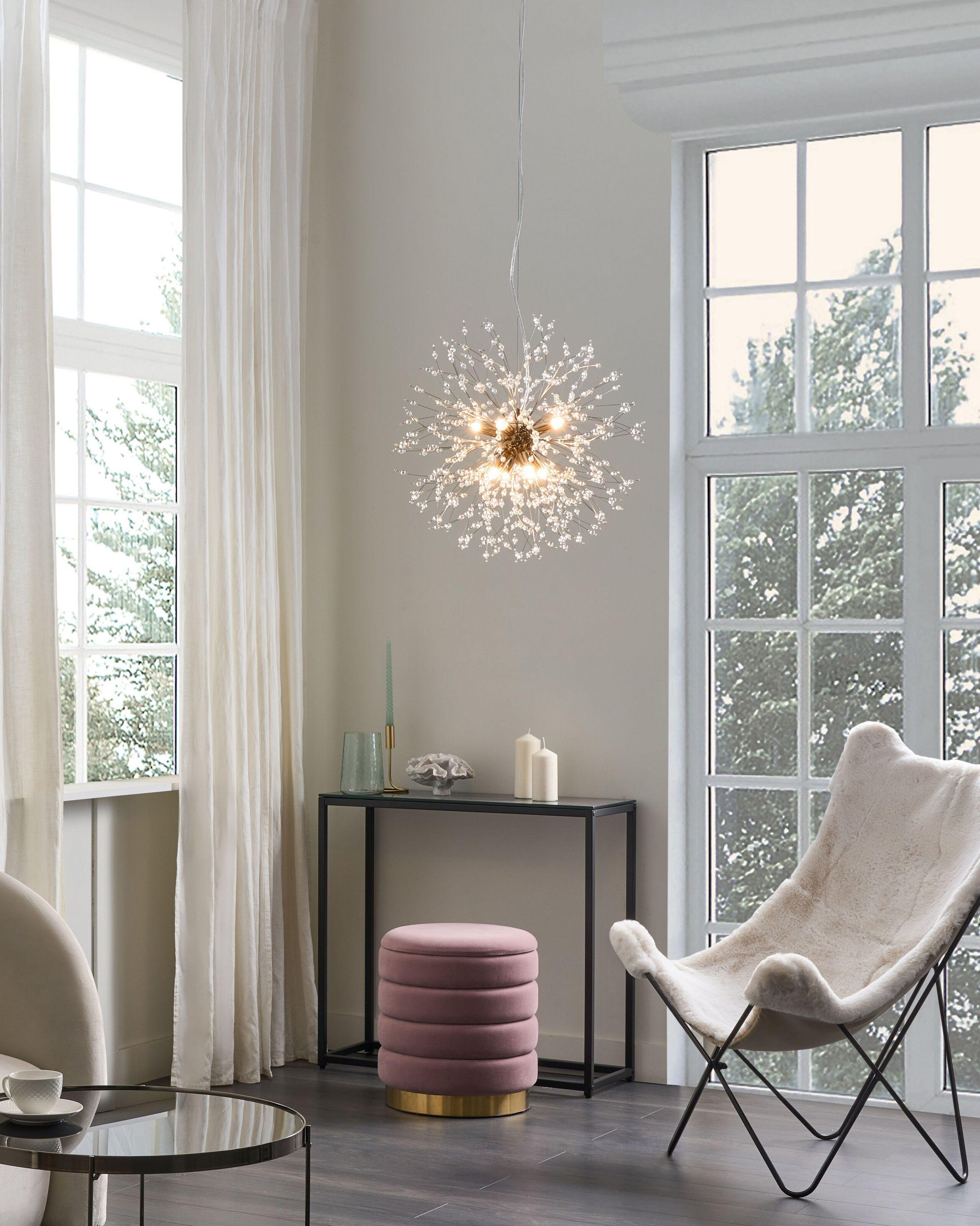 Beliani Lampe suspension en Métal Glamour TOROLA  