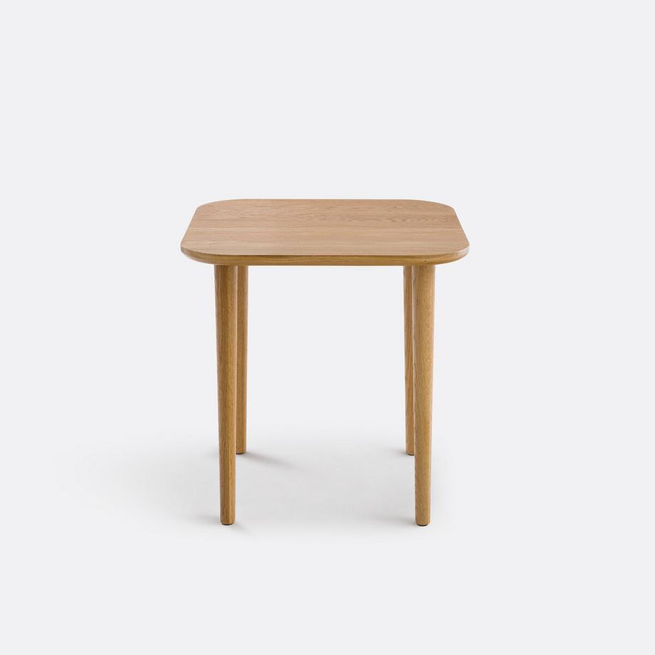 La Redoute Intérieurs Table basse carrée chêne massif L50 cm  