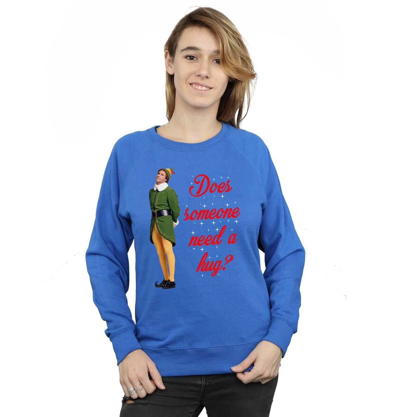 Elf Does Someone Need A Hug Sweatshirt  
